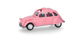 Herpa 020824-008 - H0 - Citroen 2 CV, offen - hellrosa